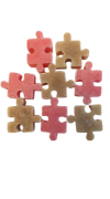 "Puzzle aut" zeepjes
